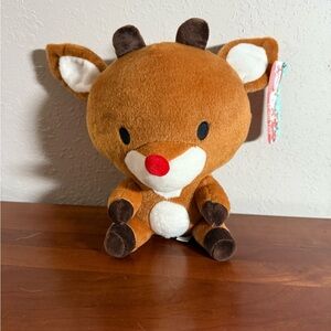 NWT Kids Christmas Rudolph the Red Nosed Reindeer Plush Toy